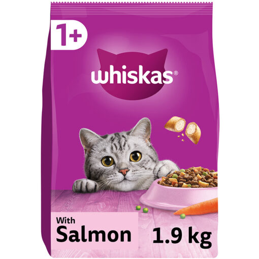 Whiskas salmon cat food 1.9kg
