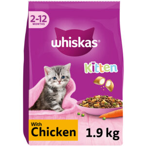 Whiskas kitten chicken cat food 1.9kg