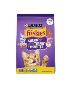 Friskies Surfin’ & Turfin’ Favourites Adult Cat Food 100% complete nutrition -