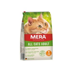 MERA All Cats Adult dry cat food with chicken and 85% animal protein