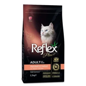 Reflex Plus Hairball Adult Cat Food – Controls Hairballs & Supports Digestive Health in Cats