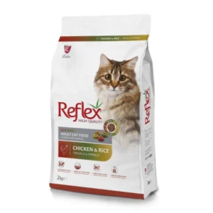Reflex Adult Cat Food Chicken and Rice 2kg – Premium Nutrition for Adult Cats in Pakistan