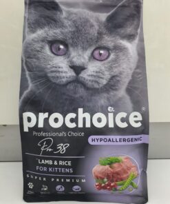Prochoice Lamb and Rice Kitten Food – 2kg Pack for Growing Kittens
