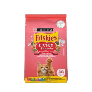 Friskies Kitten Dry Food 400g 1kg Pack – Chicken, Tuna & Milk Flavour