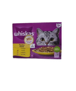 Whiskas Poultry Feast in Jelly Cat Food for Adult Cats 1+ – 85g
